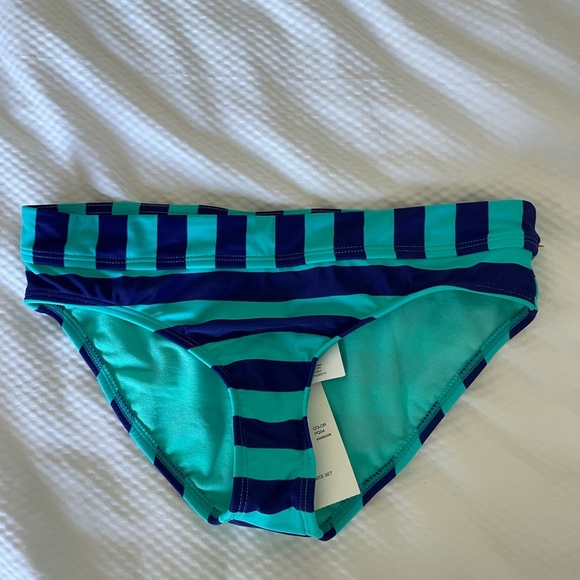 Roxy Teal Bikini Bottom - Picture 1 of 9